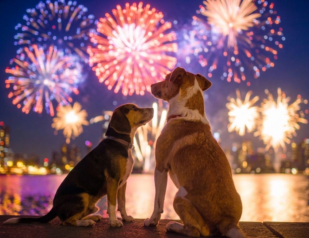 犬が雷や花火を怖がる理由と今日からできる対策